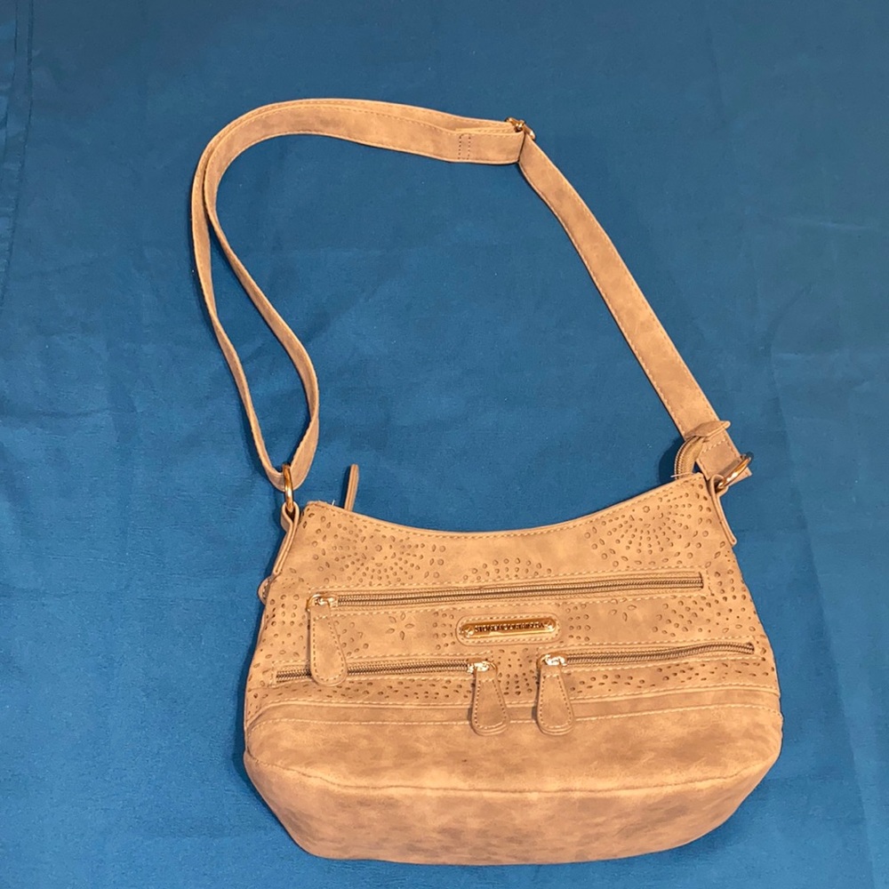 StoneMountainUSA gray cross bag